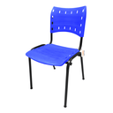 Ver imagem 2 de Kit com 10 Cadeiras Iso Pp Rp Empilhavel Color - Azul