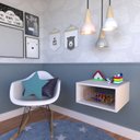 Ver imagem 1 de Nicho para Quarto Infantil 40cm MDP Branco