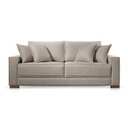 Ver imagem 2 de Sofá 2 e 3 Lugares Almofada Solta Linho Cinza Medio Helô 2,20m