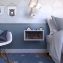 Ver imagem 7 de Nicho para Quarto Infantil MDP Cinza/Cristal