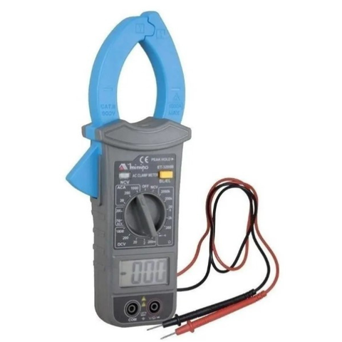 Alicate Amperímetro Digital Minipa Et-3200B 1000A Ac com Garra Iluminada