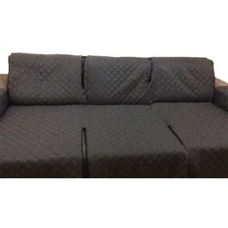 Protetor Para Sofá De 3 Módulos Microfibra Matelado Retrátil Reclinável Com Assento De 2,60M - 3