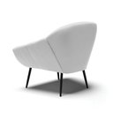 Ver imagem 5 de Kit 2 Poltronas Giovana Suede Cinza Pés Palito de Ferro - D'Rossi