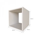 Ver imagem 6 de Nicho para Quarto Infantil Quadrado 40cm Branco