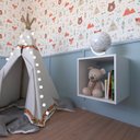 Ver imagem 1 de Nicho para Quarto Infantil Quadrado 40cm Branco