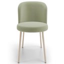 Ver imagem 3 de Cadeira para Sala de Jantar Cozinha Estofada Gavi Arena L02 Bouclê Oliva - Lyam Decor