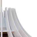 Ver imagem 3 de Pendente Lótus Poptem com lâmpada st58 127v branco