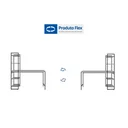Ver imagem 6 de Escrivaninha Mesa Escritório com Estante Estilo Active 4 Prateleiras 150cm Industrial Yescasa Preto Ônix