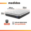 Ver imagem 3 de Colchão King Molas Ensacadas Euro In Atlantic