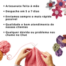 Guirlanda Cipó com Laço Summer Pink 35cm - Tema Estação de Verão Comprecommiro - 7