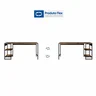 Escrivaninha com Estante Baixa 2 Prateleiras Estilo Industrial 150cm Active Yescasa - 7