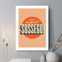 Ver imagem 2 de Quadro Decorativo o que Eu Quero Sossego 45x34cm - com Vidro:moldura Branca