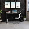 Escrivaninha com Estante Baixa 2 Prateleiras Estilo Industrial 150cm Active Yescasa - 2