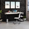Escrivaninha com Estante Baixa 2 Prateleiras Estilo Industrial 150cm Active Yescasa - 2