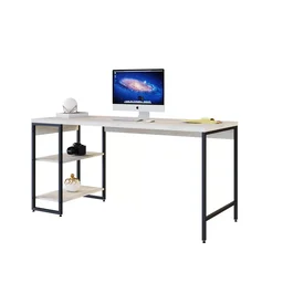 Escrivaninha com Estante Baixa 2 Prateleiras Estilo Industrial 150cm Active Yescasa - 4