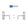 Escrivaninha com Estante 4 Prateleiras Estilo Industrial 150cm Active Yescasa - 6