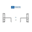 Ver imagem 6 de Escrivaninha Mesa Escritório com Estante Estilo Active 4 Prateleiras 150cm Industrial Yescasa Carvalho Dark Marrom