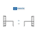 Ver imagem 6 de Escrivaninha Mesa Escritório com Estante Estilo Active 4 Prateleiras 150cm Industrial Yescasa Nogal Marrom