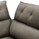 Ver imagem 5 de Sofá 3 Lugares Retrátil Reclinável Chaise Direito 258cm Bergen F04 Veludo Marrom Claro - Lyam Decor