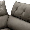 Ver imagem 5 de Sofá 3 Lugares Retrátil Reclinável Chaise Direito 258cm Bergen F04 Veludo Marrom Claro - Lyam Decor