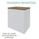 Ver imagem 7 de Balcao Multiuso Tampo Tamburato 70cm Olmo Branco Tok Arty Olmo Branco