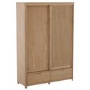 Ver imagem 1 de Guarda Roupa Solteiro Madeira Macica Taeda 2 Portas de Correr 150 Cm 3303u Tauari Festra