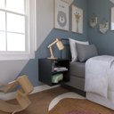 Ver imagem 1 de Nicho com Prateleira para Quarto Infantil 40cm Preto