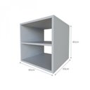 Ver imagem 6 de Nicho com Prateleira para Quarto Infantil 40cm Cinza/Cristal