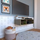 Ver imagem 7 de Nicho para Quarto Infantil 80cm Bege/Carvalho Mel