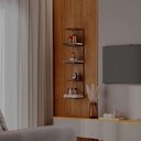 Ver imagem 2 de Torre de Prateleira Freijó Estante Multiuso Sala Quarto