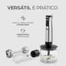 Mixer Elétrico 3 em 1 Processador Portátil Inox Wm1 220v - 4