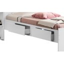 Ver mais imagens de Cama Solteiro Branca com Gavetas, Baú e Prateleiras Organizadoras e Colchão D33