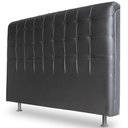 Ver imagem 1 de Cabeceira Estofada Cama Box Casal Queen Louise 160cm Corano Preto - Desk Design