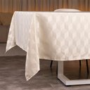 Ver imagem 3 de Toalha de Mesa Copa e Cia Versatile Aretha Quadrada 8 Lugares- 220 X 220 Cm Taupe