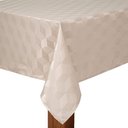 Ver imagem 1 de Toalha de Mesa Copa e Cia Versatile Aretha Quadrada 8 Lugares- 220 X 220 Cm Taupe