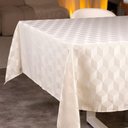 Ver imagem 4 de Toalha de Mesa Copa e Cia Versatile Aretha Quadrada 8 Lugares- 220 X 220 Cm Taupe