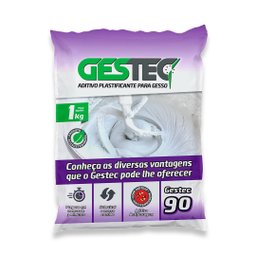 Gestec 90 Aditivo Plastificante para Gesso 1kg - 1