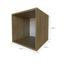 Ver imagem 6 de Nicho para Quarto Infantil 40cm Bege/Carvalho Mel