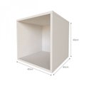 Ver imagem 6 de Nicho Quadrado para Quarto Infantil 40cm MDP Branco