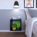 Ver imagem 7 de Nicho Quadrado para Quarto Infantil 40cm MDP Preto