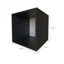 Ver imagem 6 de Nicho Quadrado para Quarto Infantil 40cm MDP Preto