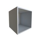 Ver imagem 5 de Nicho para Quarto Infantil 40cm MDP Cinza/Cristal