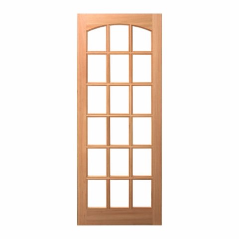 Folha de Porta Maciça em Eucalipto Acabamento Natural 210x80cm PM13 Formosa Cruzeiro Portas