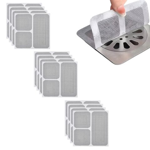 Tela Adesiva Protetor Ralo Kit 3 Uni 10x10 Box Banheiro Lavabo Anti Inseto Baratas Mosca Escorpiao C