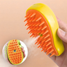 Escova Autolimpante 3 em 1 para Pets a Vapor com Spray - 7