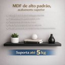 Ver imagem 4 de Estante Multiuso Prateleira Preta 100x15 Suporte Invisível
