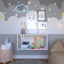 Ver imagem 1 de Nicho para Quarto Infantil 80cm MDP Branco