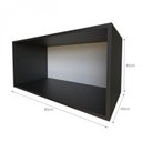 Ver imagem 4 de Nicho para Quarto Infantil 80cm MDP Preto