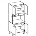 Ver imagem 6 de Paneleiro 04 Pt 70 Cm 16992 Freijo Off White Cristal Nicioli
