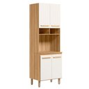Ver imagem 1 de Paneleiro 04 Pt 70 Cm 16992 Freijo Off White Cristal Nicioli